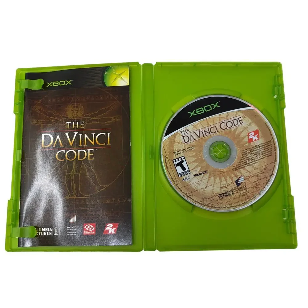 The Da Vinci Code Original Xbox Complete Video Game